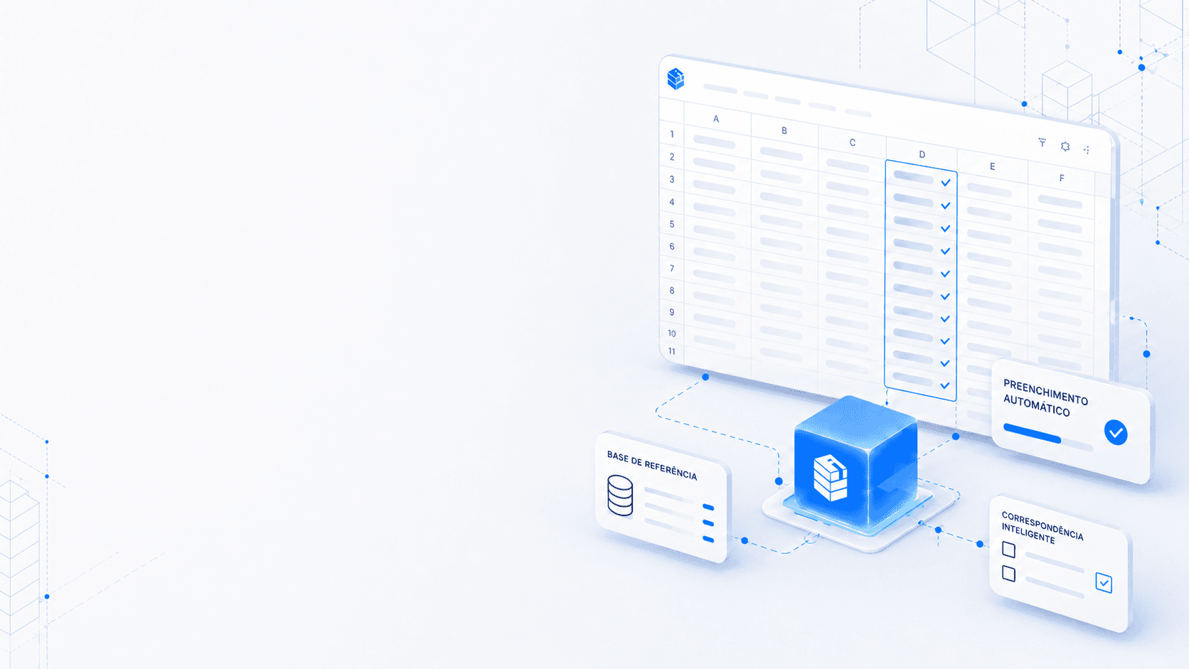 Prévia da interface do Itemiza